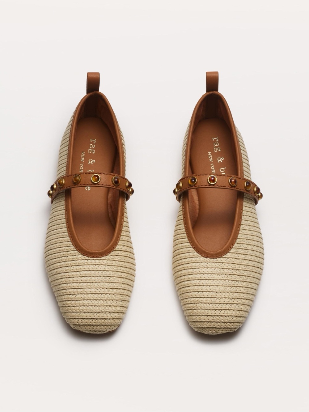 RAG & BONE Cabochon Spire Mary Jane Flats